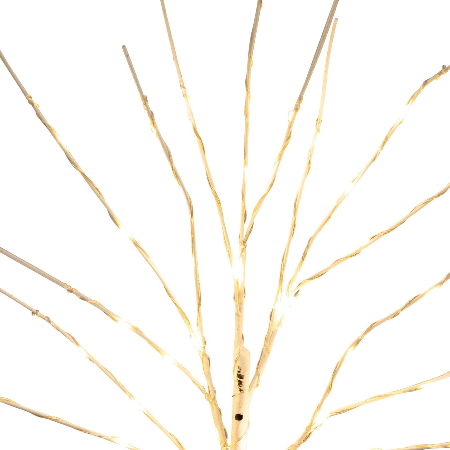 24in Nearly Natural pre-lit white birch branch stems with 80 warm white LEDs, set of 2 on Tampa Home & Garden Store