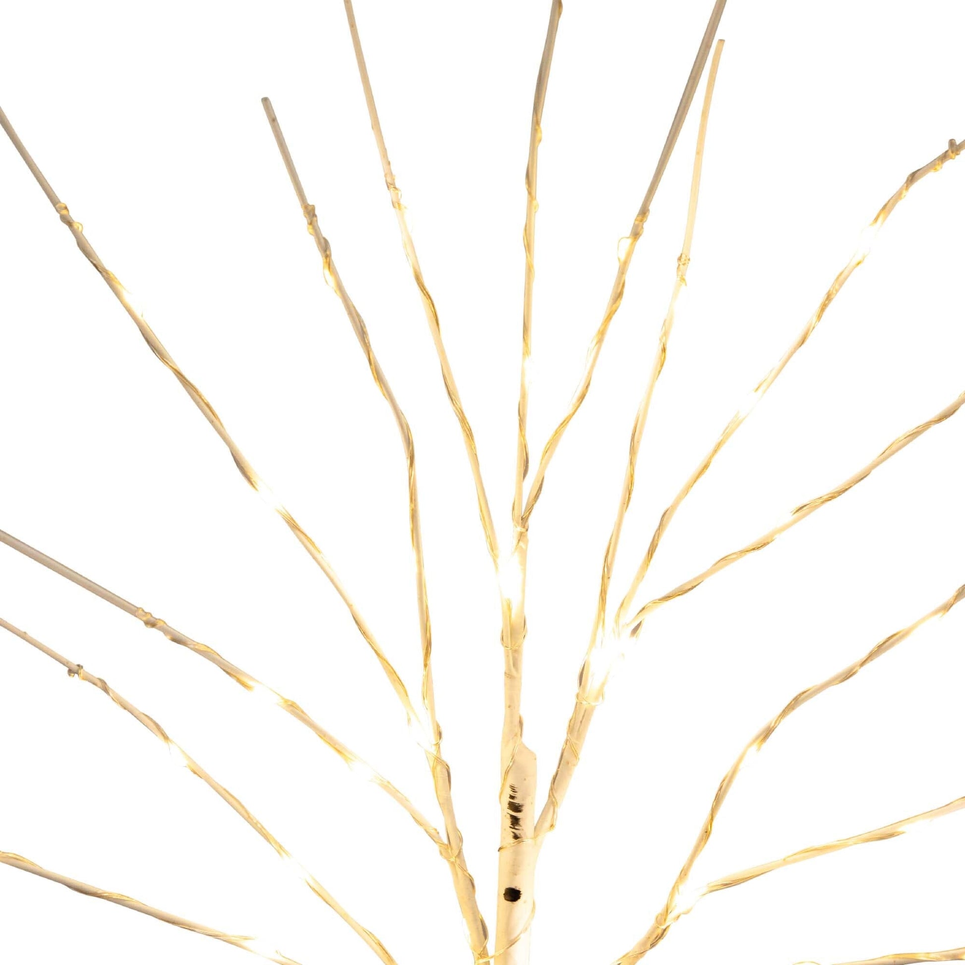 24in Nearly Natural pre-lit white birch branch stems with 80 warm white LEDs, set of 2 on Tampa Home & Garden Store