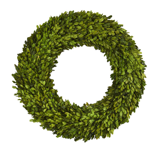 24” Preserved Boxwood Wreath