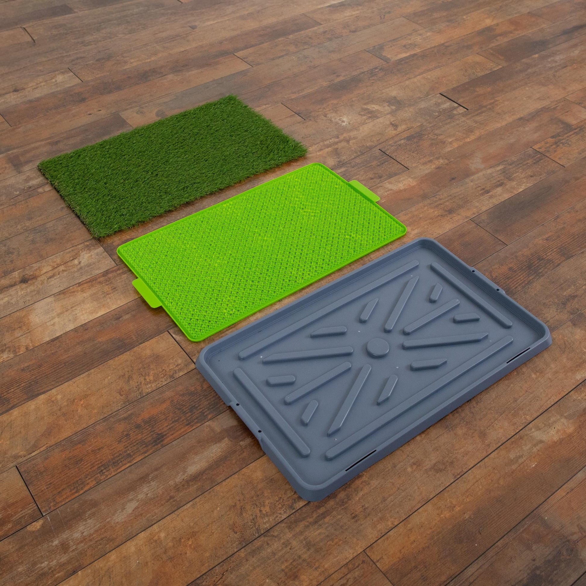 Pet potty grass training pad Nearly Natural UV resistant turf 26.7x16.5 in indoor outdoor on Tampa Home & Garden Store