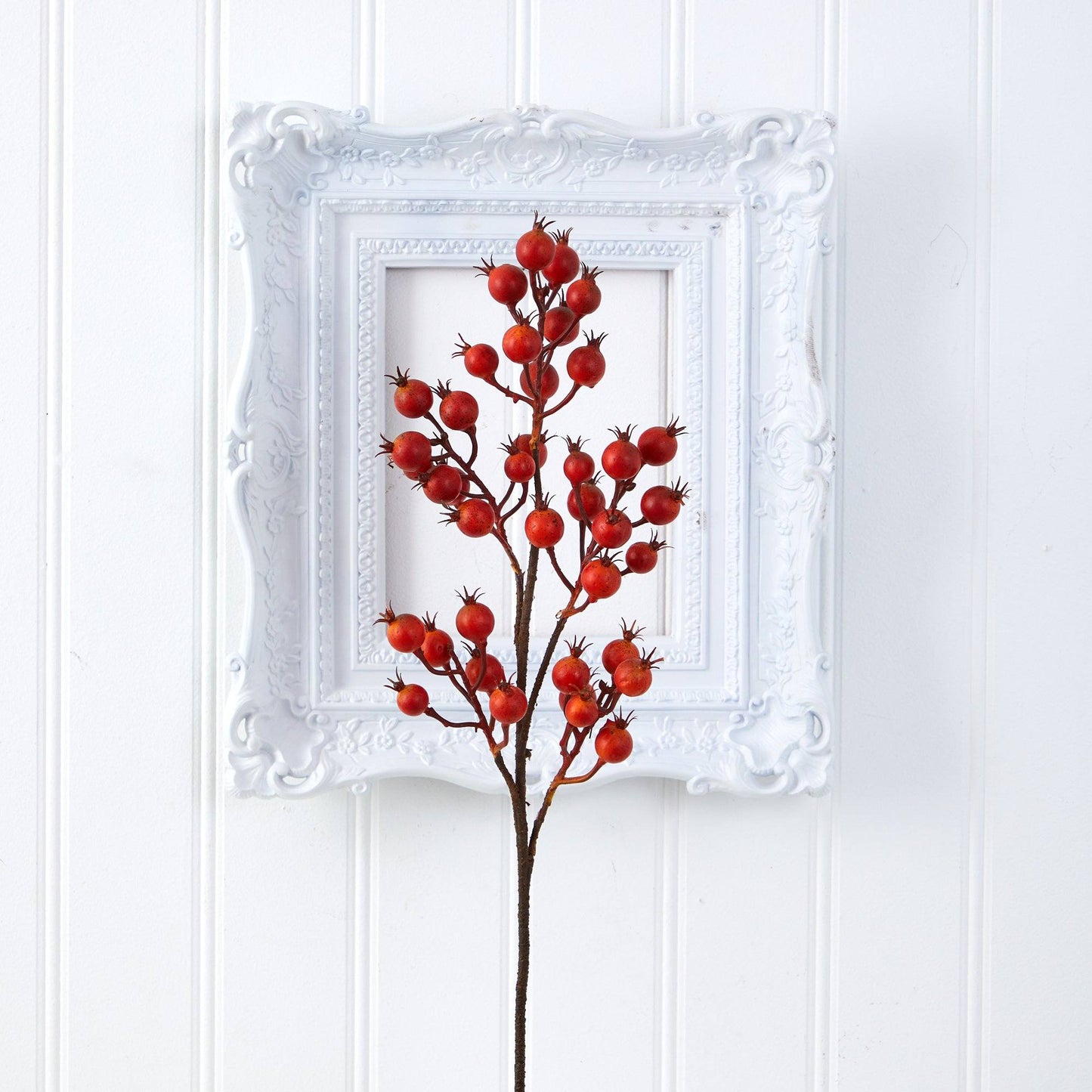 Flores artificiales de bayas de 27" (juego de 6)