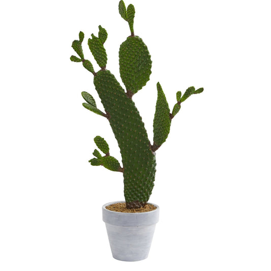Planta artificial de cactus de 27”