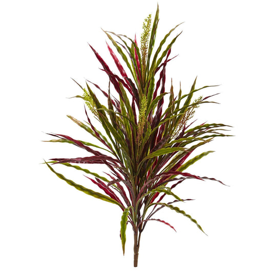 28” Fall Vanilla Grass Artificial Plant (Set of 3) - Tampa Home & Garden Store