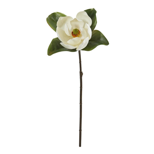 Flor artificial de magnolia de 28" (juego de 3)