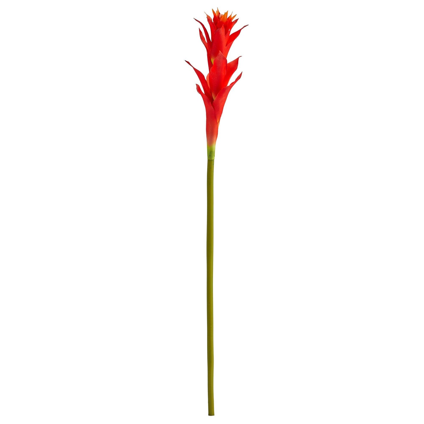 Mini bromelias artificiales de estrella de 71 cm (juego de 6)