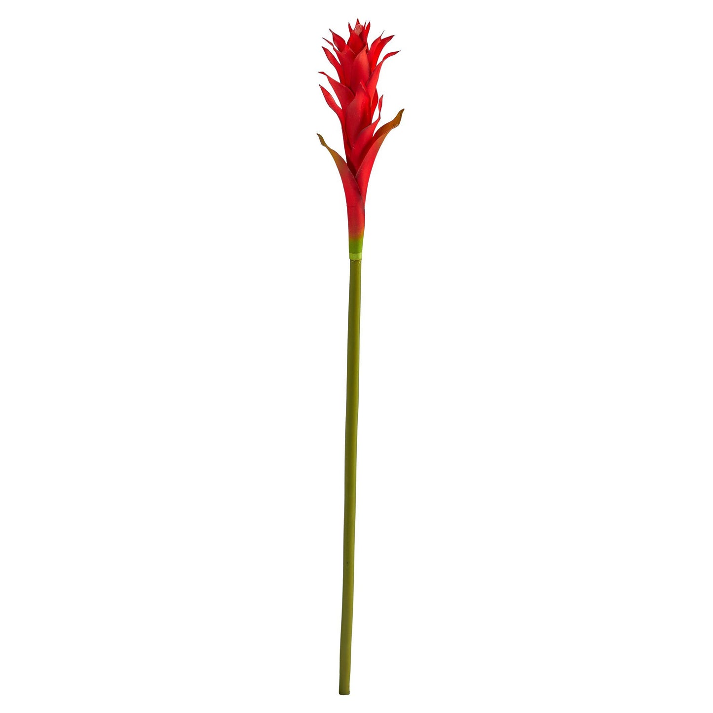Mini bromelias artificiales de estrella de 71 cm (juego de 6)