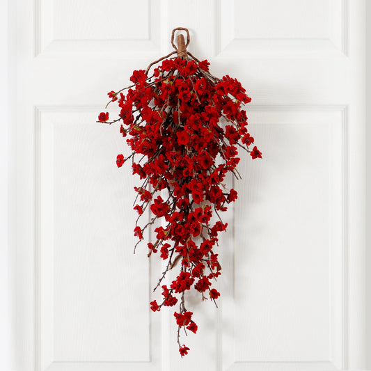 Lágrima de flor de ciruelo de 28”