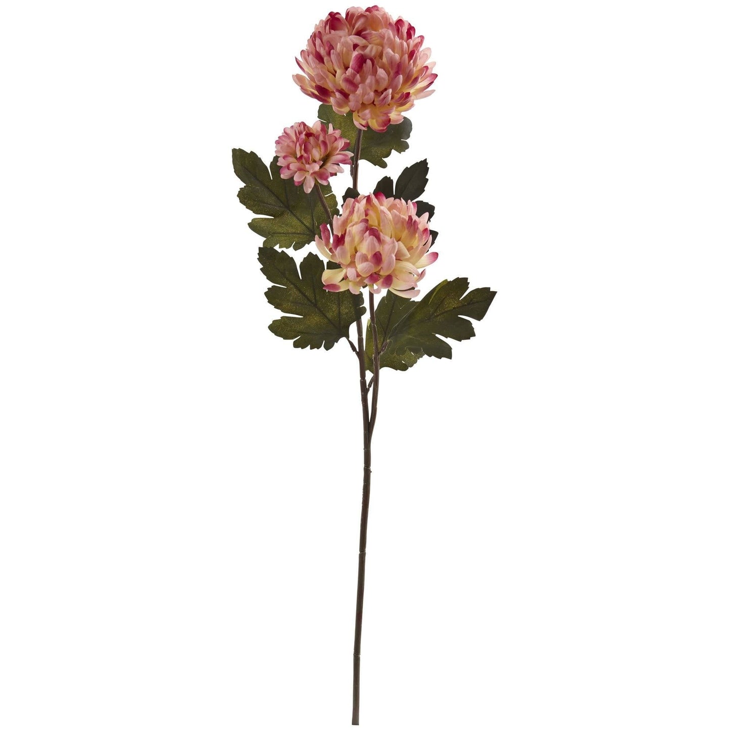 Crisantemo artificial de 73 cm (juego de 12)