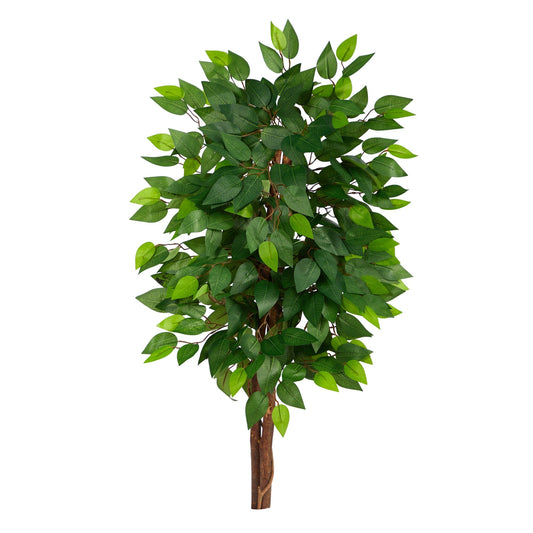 3’ Artificial Double Trunk Ficus Tree (No Pot) - Tampa Home & Garden Store