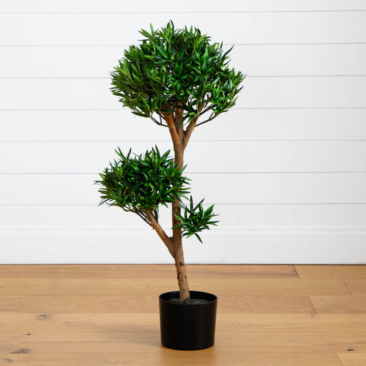 3’ Bonsai Styled Podocarpus Artificial Tree - Tampa Home & Garden Store