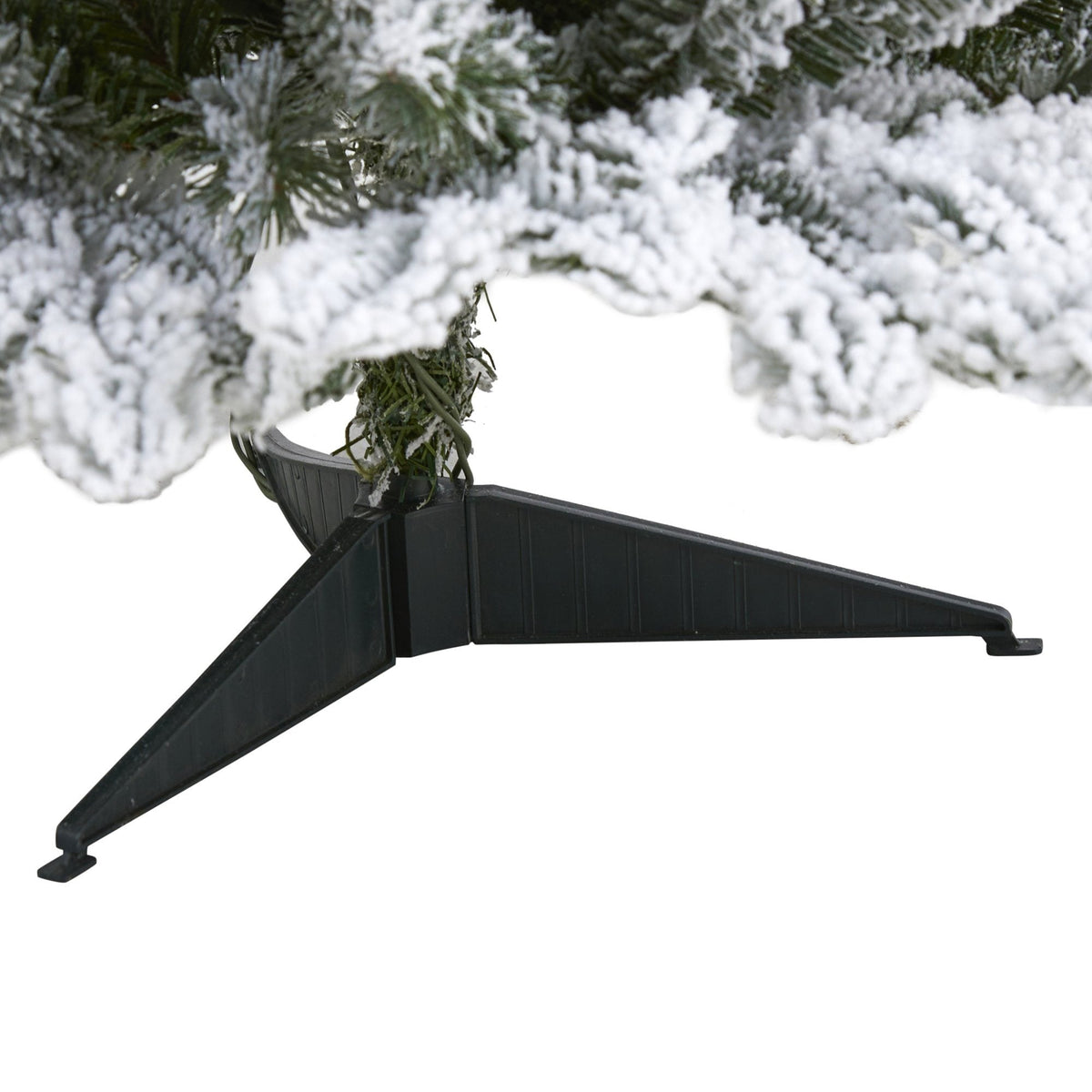 3 ft flocked NC fir artificial Christmas tree with bendable branches Nearly Natural on Tampa Home & Garden Store