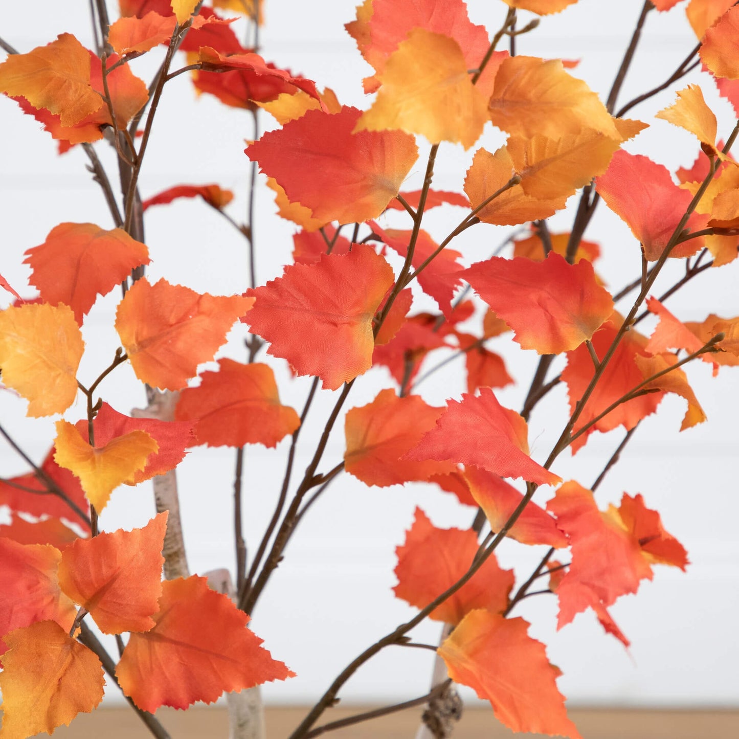 3' Autumn Birch Artificial Fall Tree with orange and yellow leaves on brown branches on Tampa Home & Garden Store