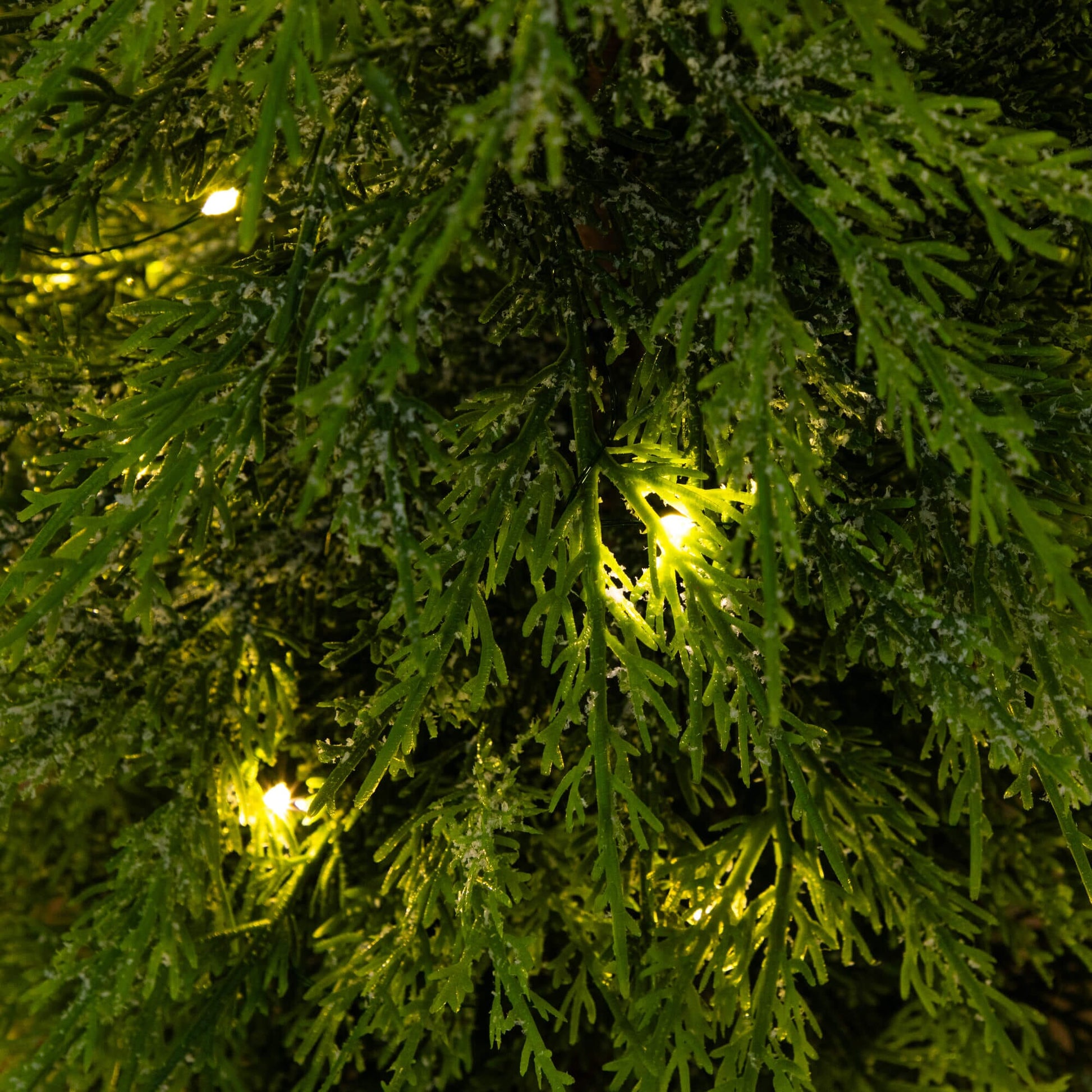 Nearly Natural 3' Pre-Lit Snowy Cypress Christmas Tree with 38 warm white LEDs on Tampa Home & Garden Store