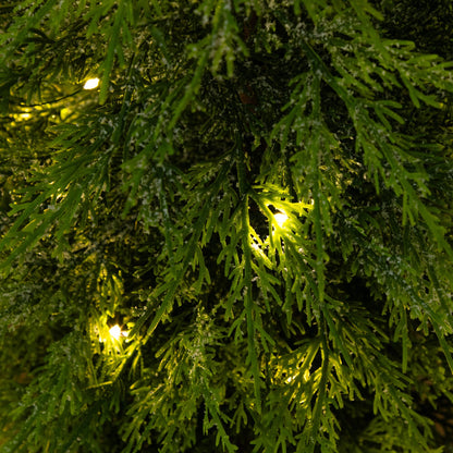 Nearly Natural 3' Pre-Lit Snowy Cypress Christmas Tree with 38 warm white LEDs on Tampa Home & Garden Store