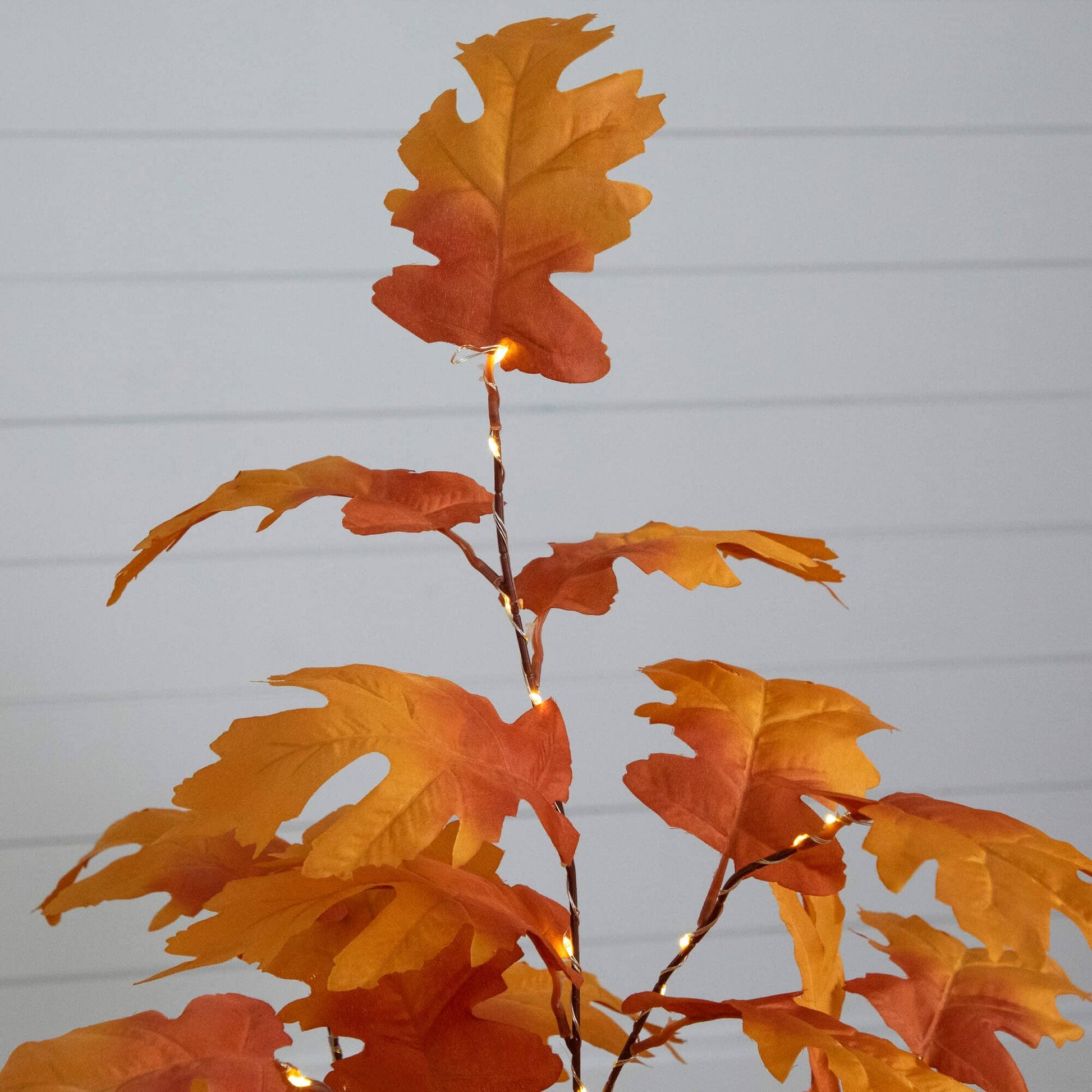 3' Pre-Lit Autumn Maple Artificial Fall Tree with 80 Warm White LED Lights Nearly Natural on Tampa Home & Garden Store