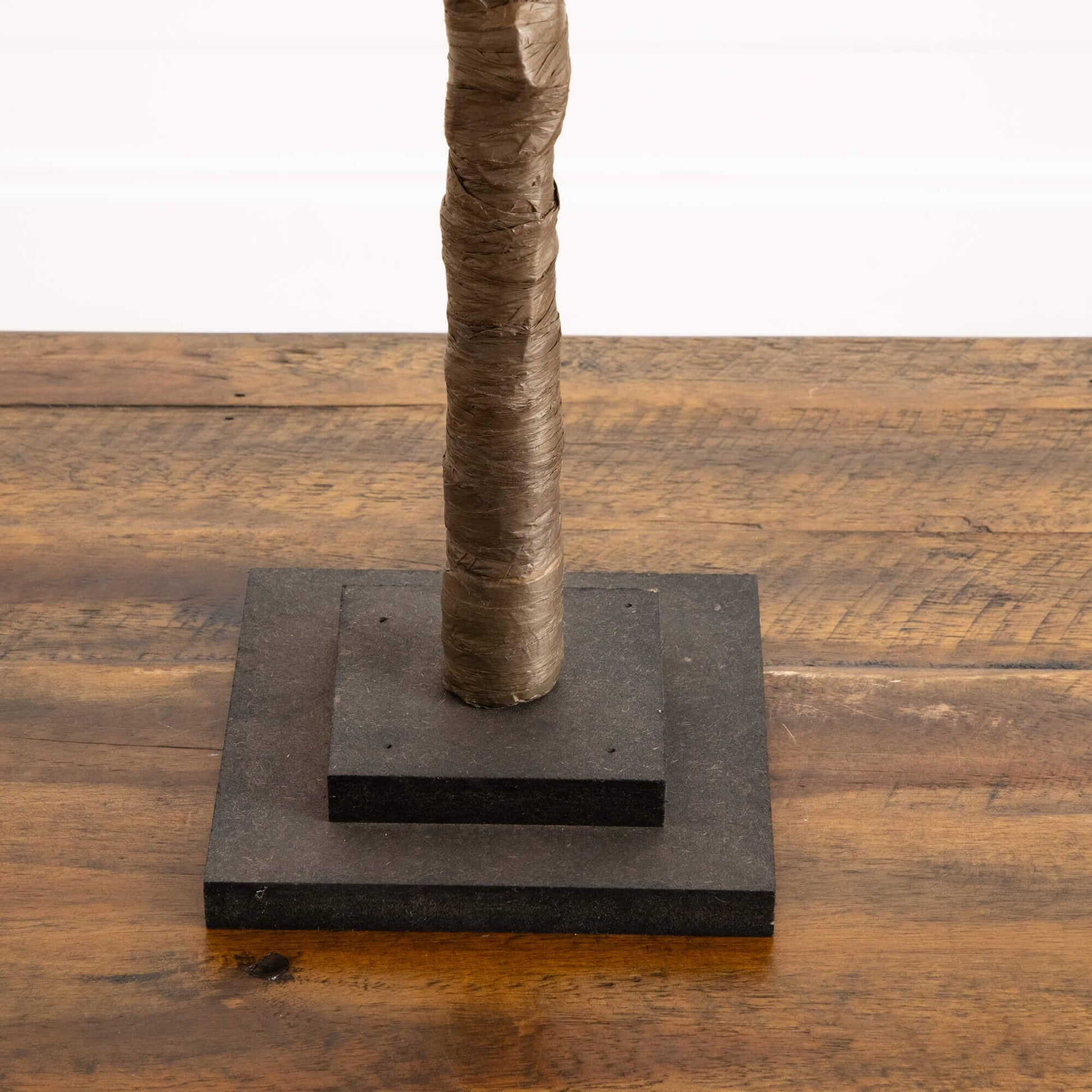 Tree Nearly Natural 3' Autumn Maple artificial tree trunk with brown bark wrap on black base on Tampa Home & Garden Store