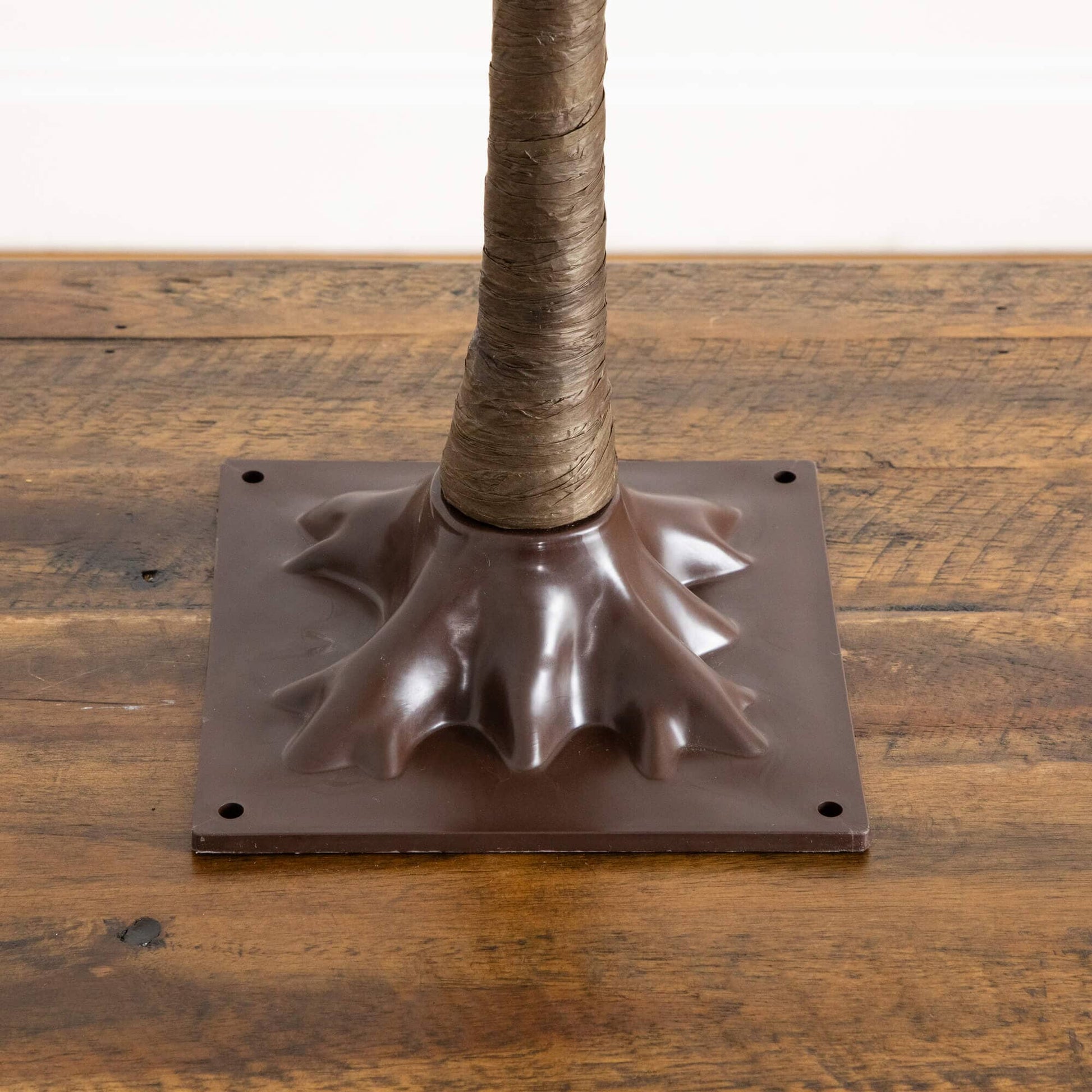 3 ft Nearly Natural pre-lit autumn maple tree trunk with brown wrap and square base on Tampa Home & Garden Store