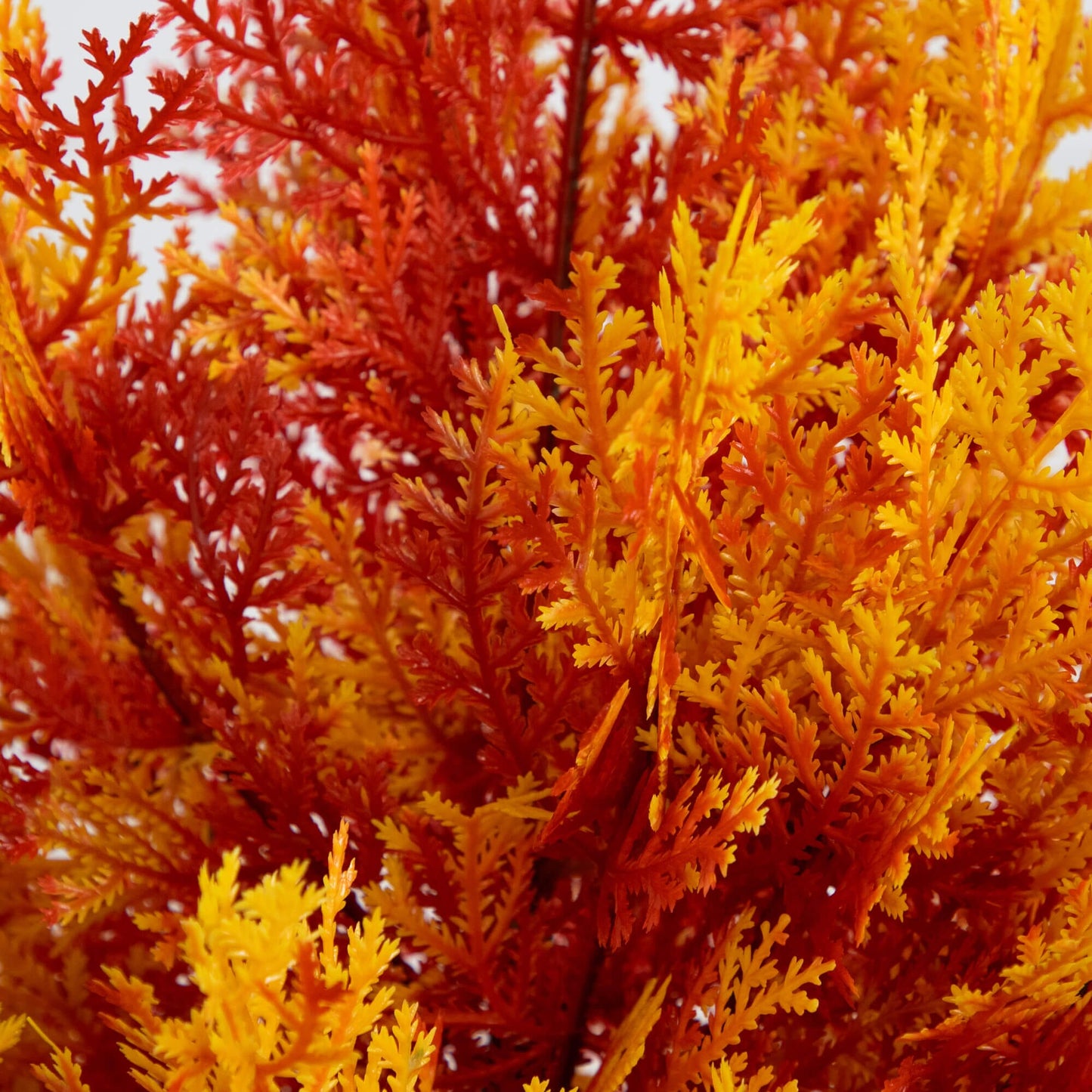 3' UV Resistant Autumn Cedar Tree by Nearly Natural; orange, red & yellow artificial foliage on Tampa Home & Garden Store
