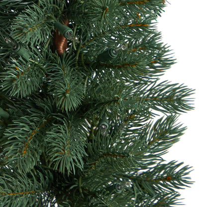 3' Green Pine Artificial Christmas Tree with 50 Warm White Lights, Nearly Natural on Tampa Home & Garden Store