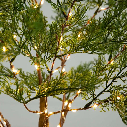 3 ft Nearly Natural lighted Cypress tree with 120 warm white LEDs on Tampa Home & Garden Store