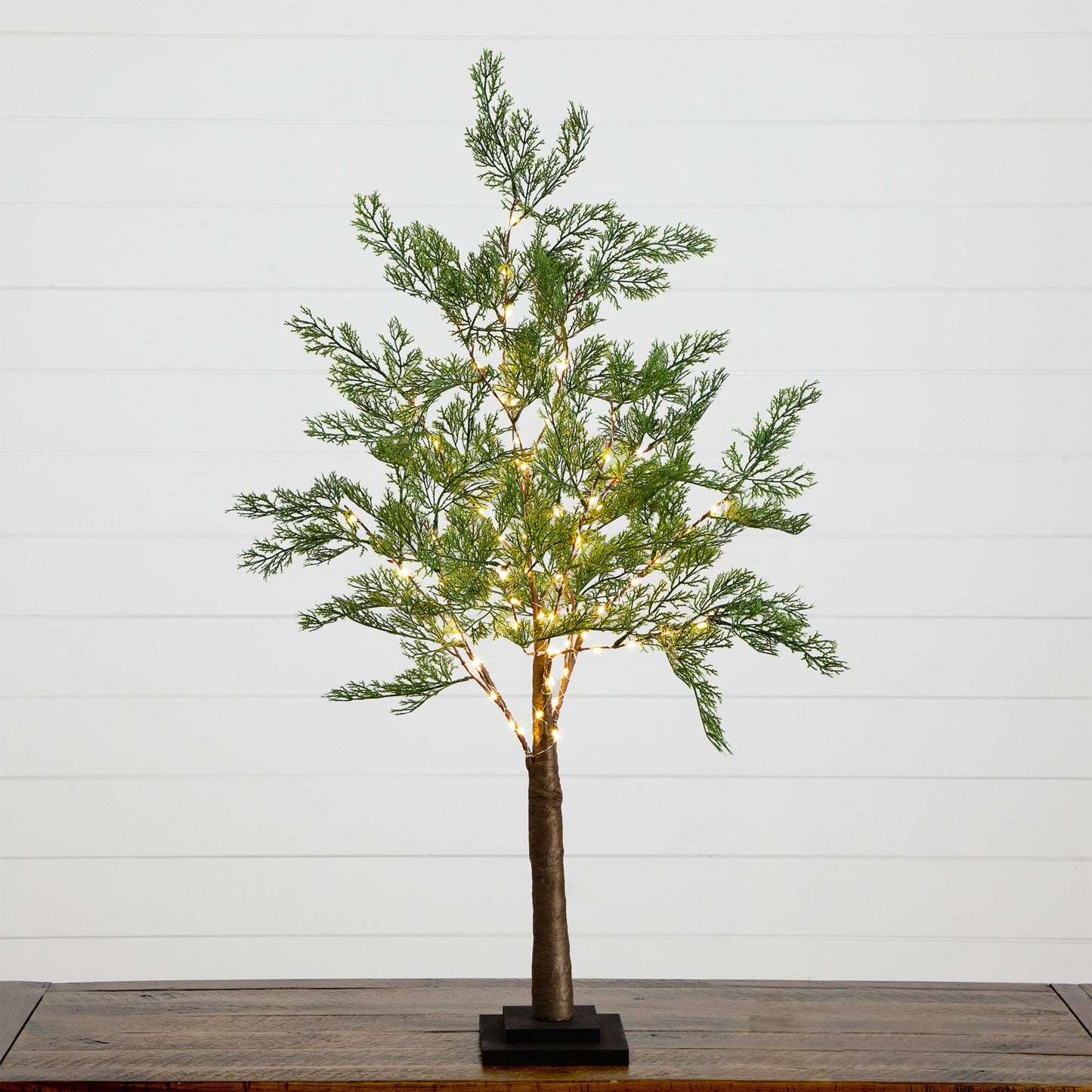 Artificial Cypress Tree and 120 Warm LED Lights