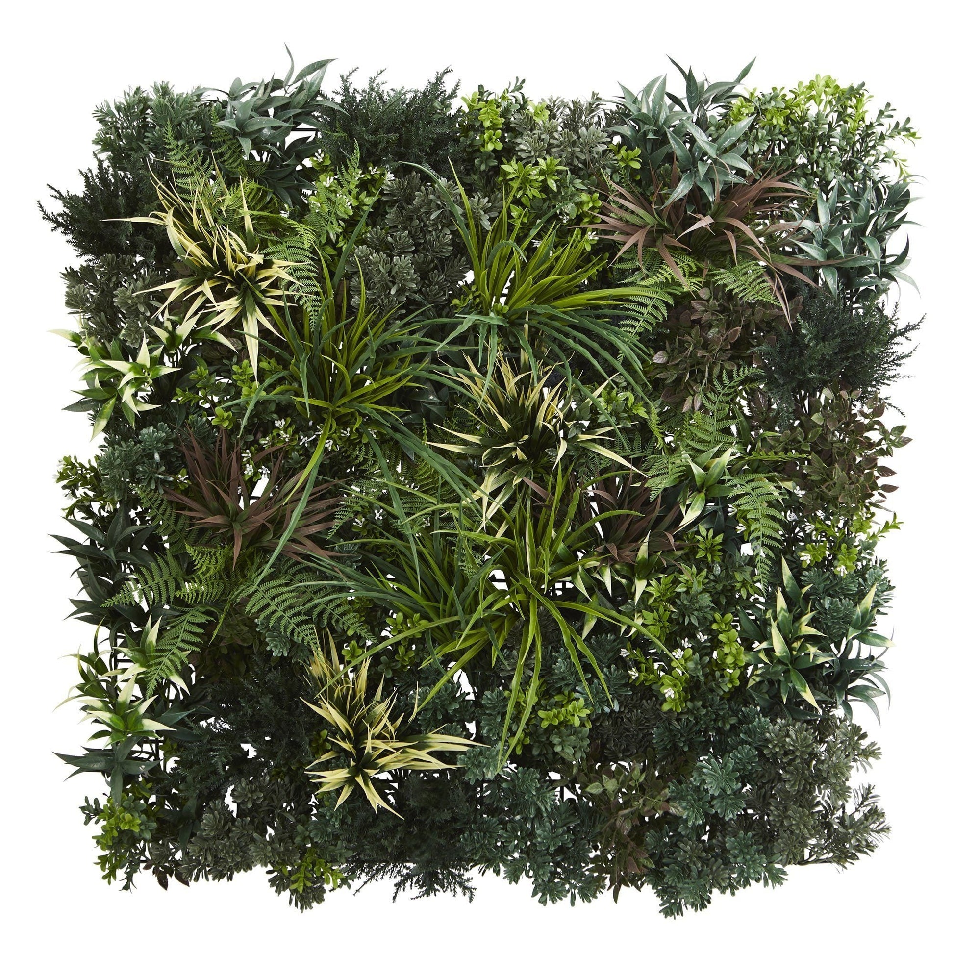 Greens & Fern artificial living wall mat 3x3 by Nearly Natural UV resistant indoor/outdoor on Tampa Home & Garden Store
