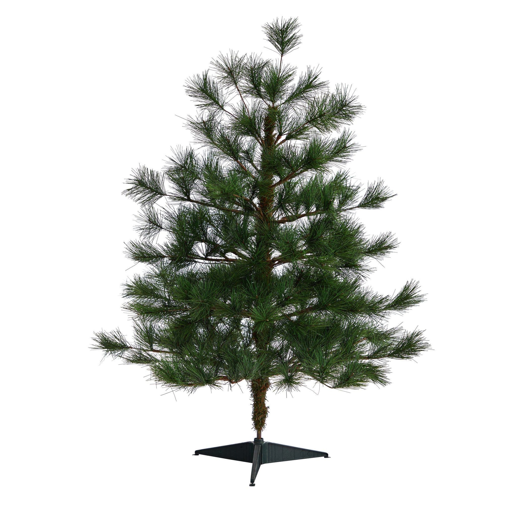 3' Yukon Mixed Pine artificial Christmas tree with 213 bendable branches Nearly Natural on Tampa Home & Garden Store