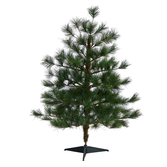 3' Yukon Mixed Pine artificial Christmas tree with 213 bendable branches Nearly Natural on Tampa Home & Garden Store