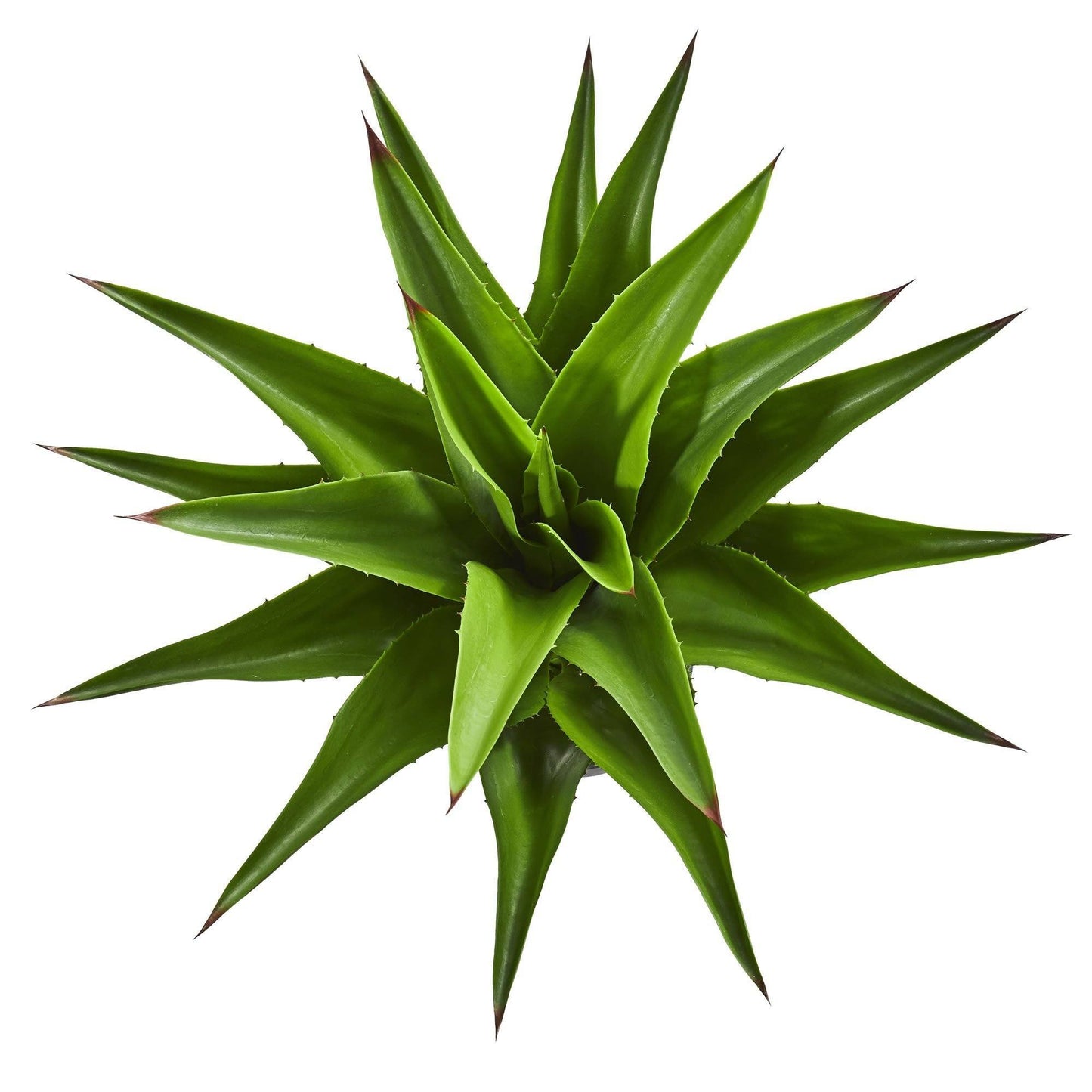 30-inch agave artificial plant by Nearly Natural with vibrant green, spiky leaves on Tampa Home & Garden Store