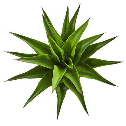 30-inch agave artificial plant by Nearly Natural with vibrant green, spiky leaves on Tampa Home & Garden Store