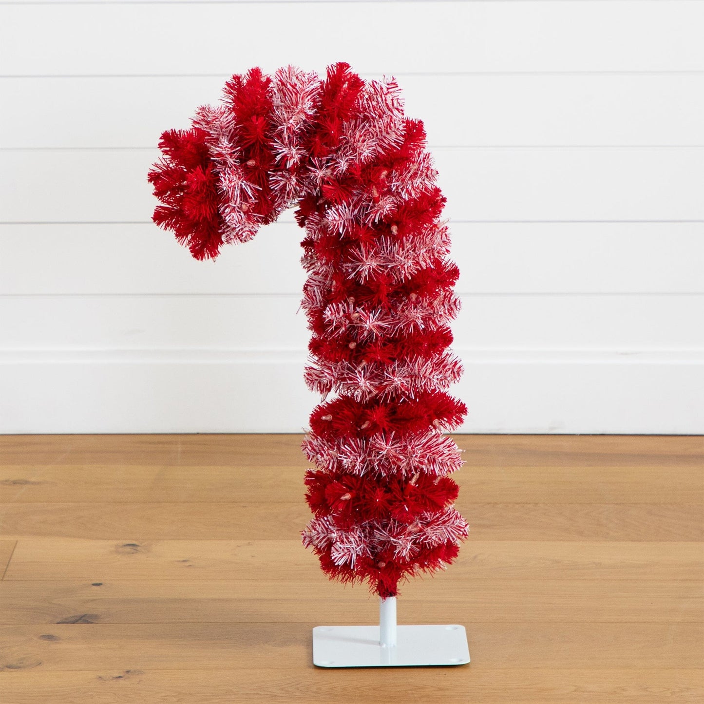30 Inch Candy Cane Christmas Tree and LED Lights
