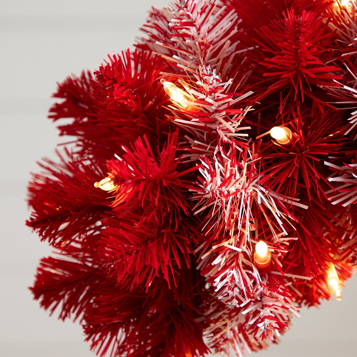 30 Inch Candy Cane Christmas Tree and LED Lights