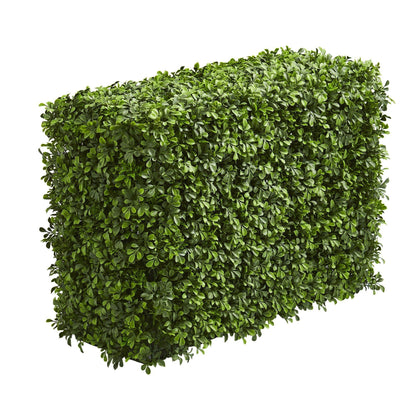 30-inch eucalyptus artificial hedge bush by Nearly Natural, dense green artificial shrub on Tampa Home & Garden Store