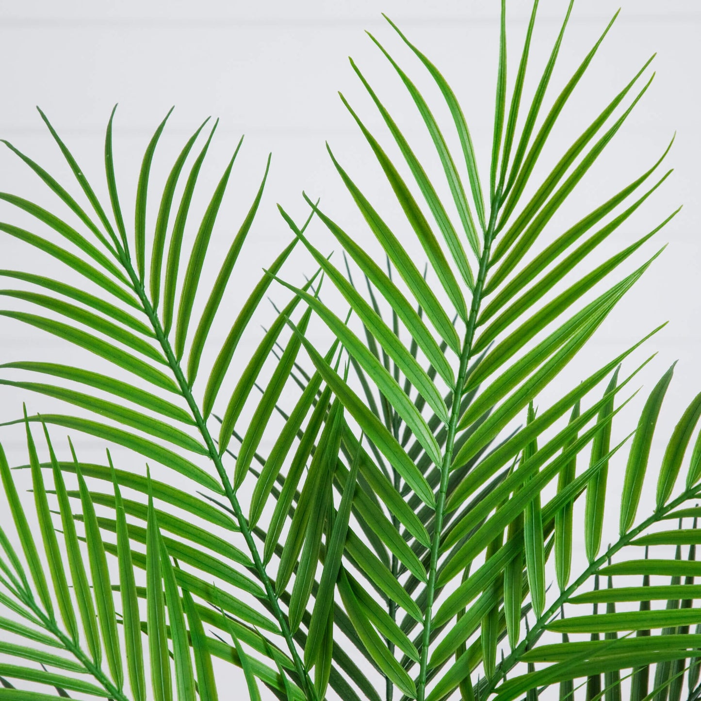 30-inch artificial palm tree fronds close-up by Nearly Natural in vivid green on Tampa Home & Garden Store