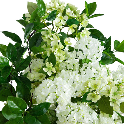 Artificial Mixed Flowers and Hyacinth Basket