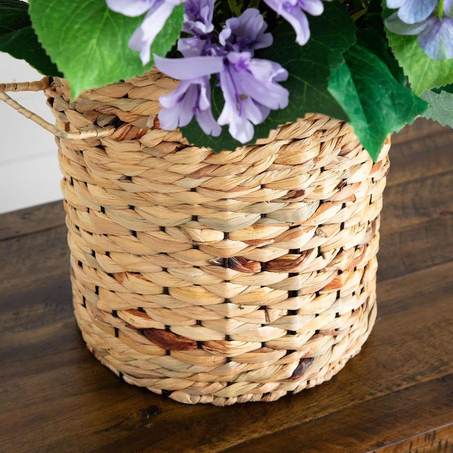 Artificial Hydrangea and Mixed Flower Basket
