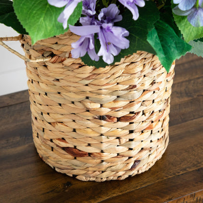 Artificial Hydrangea and Mixed Flower Basket