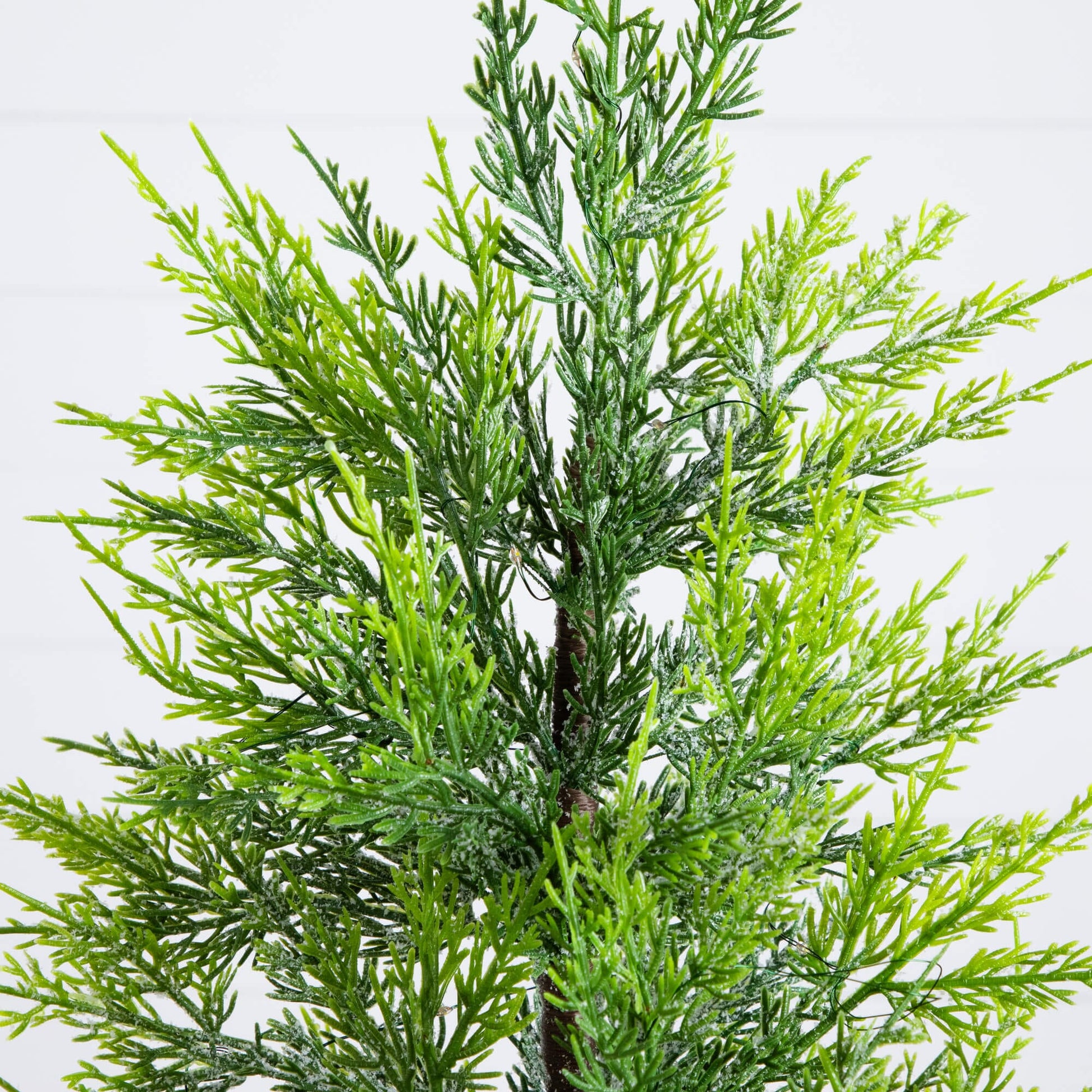 32in pre-lit artificial cypress Christmas tree by Nearly Natural with 30 warm white LEDs on Tampa Home & Garden Store