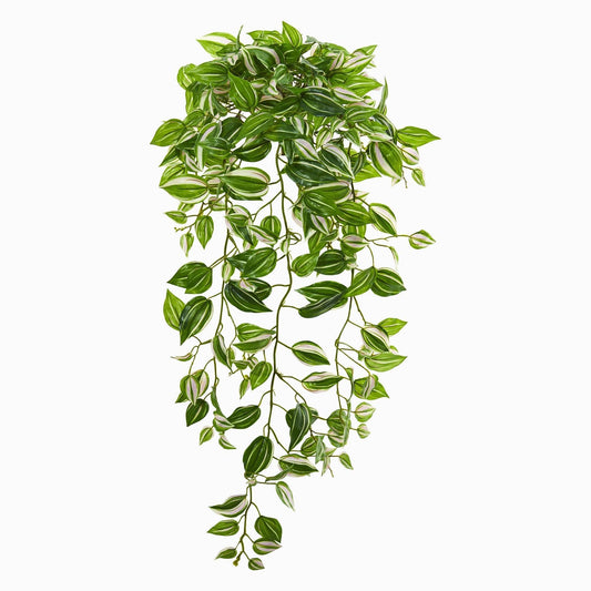 32” Wandering Jew Hanging Artificial Plant (Set of 2) (Real Touch) - Tampa Home & Garden Store