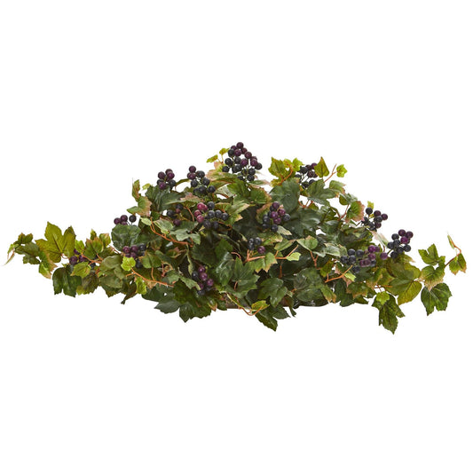 33” Grape Leaf Artificial Ledge Plant - Tampa Home & Garden Store