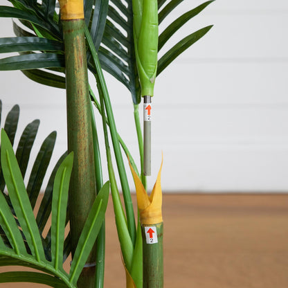 3.5' Artificial Areca Palm Tree with green bamboo-style trunk and lush fronds on Tampa Home & Garden Store