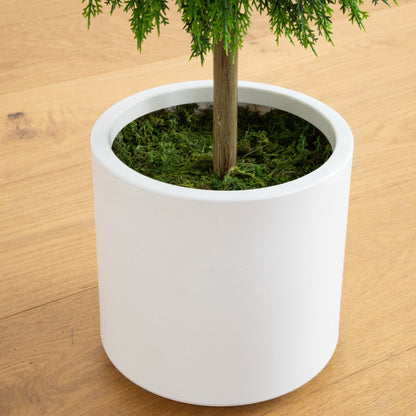 UV Resistant Artificial Cedar Double Ball Topiary