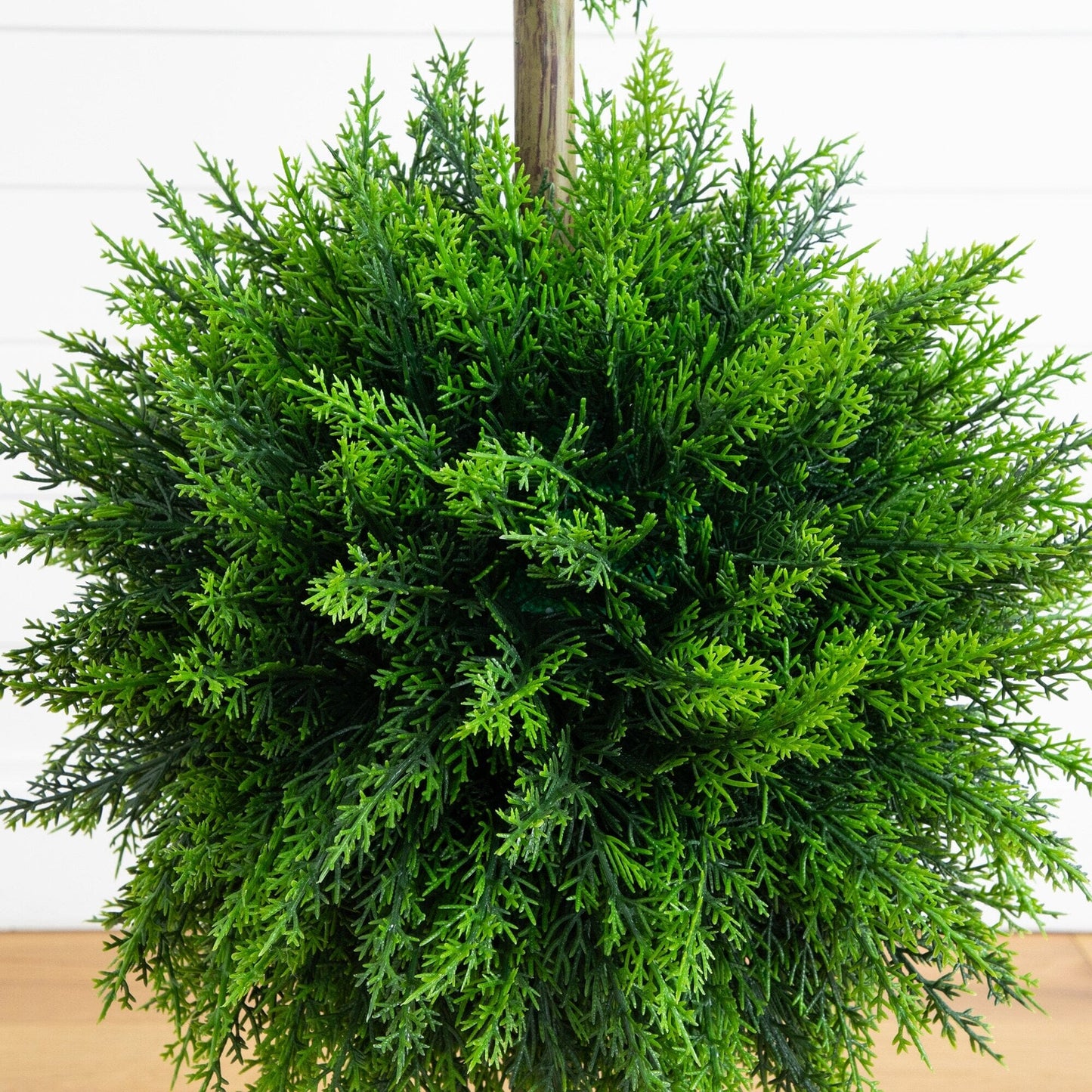 UV Resistant Artificial Cedar Double Ball Topiary