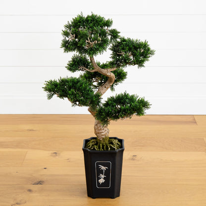 Cedar Bonsai 36" Silk Plant"