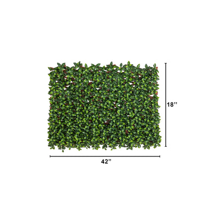 Nearly Natural gardenia privacy fence panel UV resistant expandable screen indoor/outdoor on Tampa Home & Garden Store