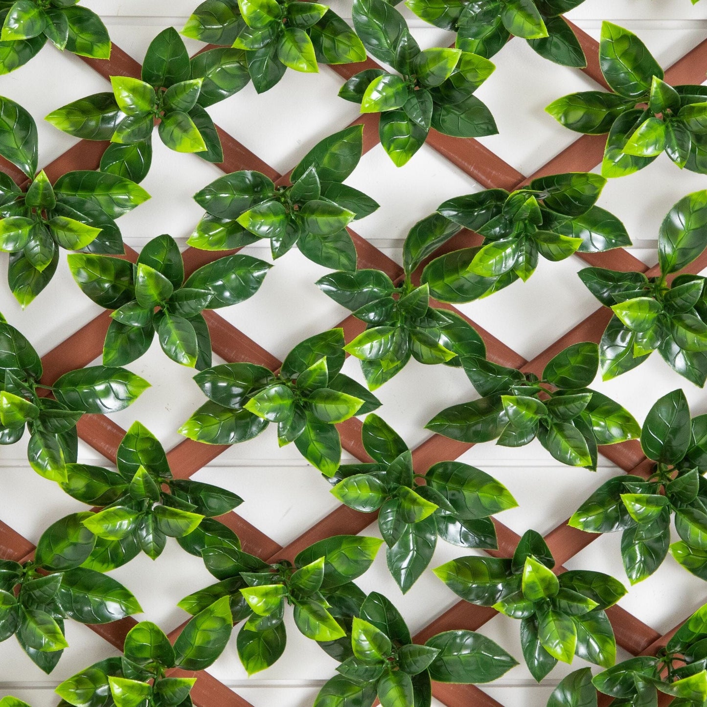 Gardenia privacy fence screen 36x72 UV-resistant artificial by Nearly Natural on lattice on Tampa Home & Garden Store