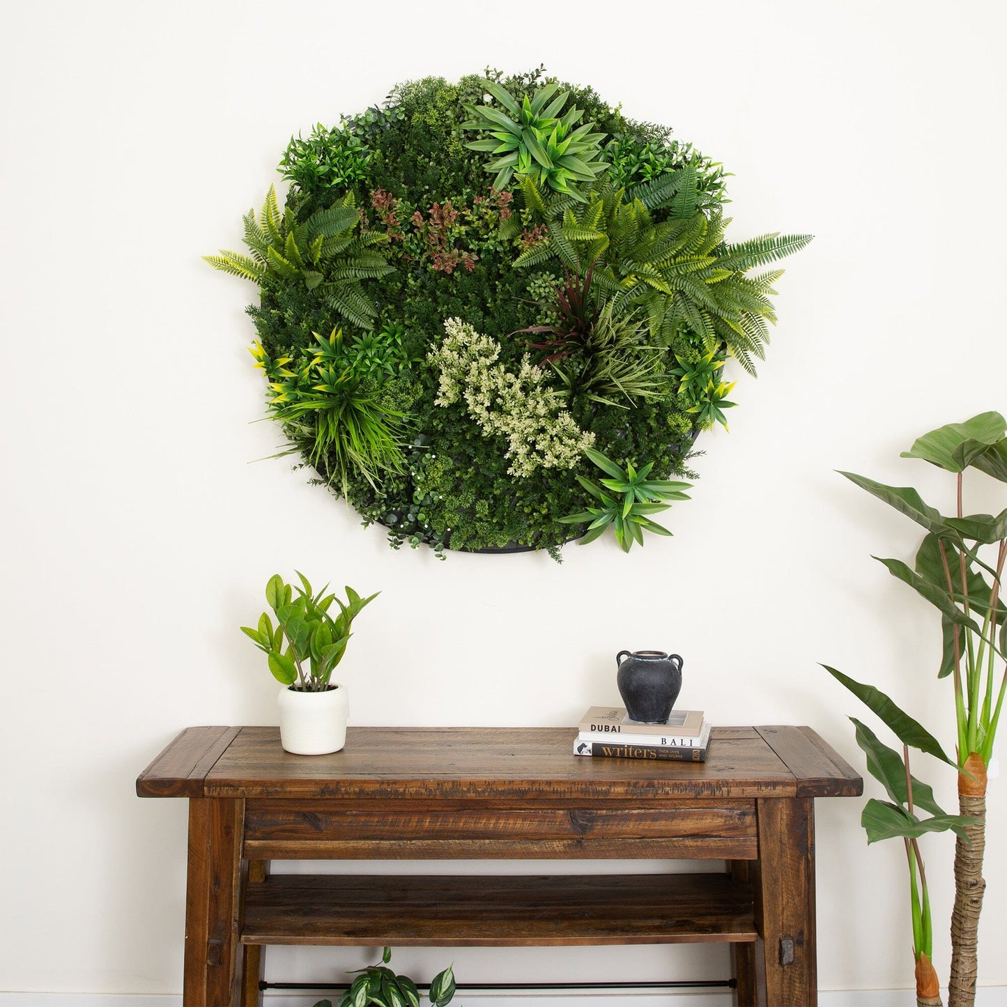 38 Inch Amazon Rainforest Wall Art in Black Frame