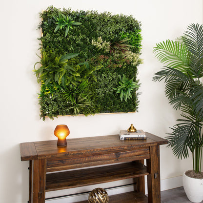 Madagascar Forest in Gold Aluminum Wall Art Panel