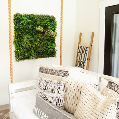 Madagascar Forest in Gold Aluminum Wall Art Panel