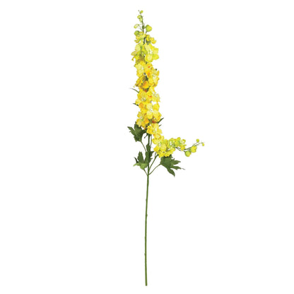Delphinium stem set of 12, 38.5in, yellow artificial flowering plant by Nearly Natural on Tampa Home & Garden Store